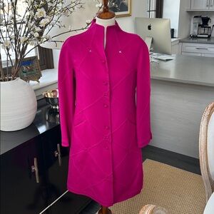 Chado Ralph Rucci Double Sided Cashmere Coat M